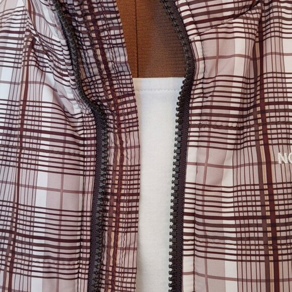 North Face Coat Women SZ M Cream Compass AW7H 2 Part Hooded - Picture 11 of 16